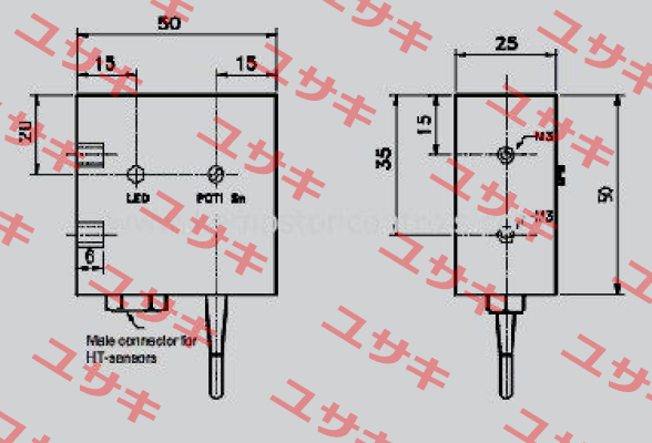 P/N: 550500 Type: ISA-10-BB-S-50x50x25-PA-Z02/Y22-1 Rechner