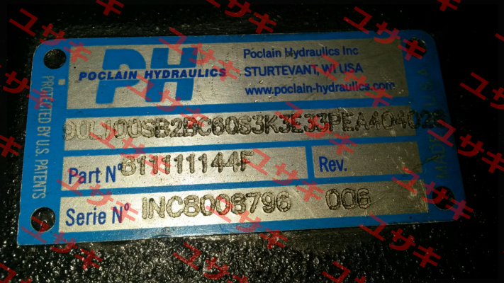 611111144F  Poclain Hydraulics