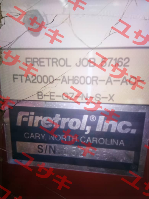 FTA2000-AH600R-A-AC-B-E-GZ-N-S-X Firetrol