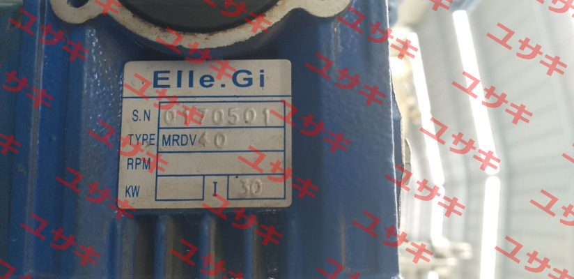 Type: MRDV 40 S/N: 0170501 ELLE GI SRL