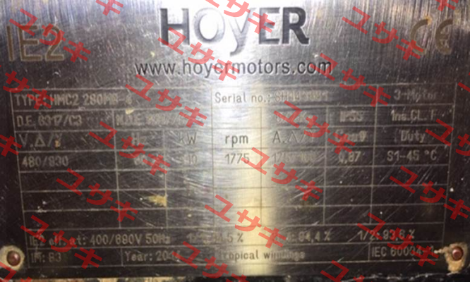 HMC2 280M - 4 pole Hoyer Motors