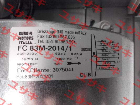 FC 83M-2014/1 08G06 Euro Motors Italia