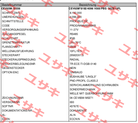 CEV65M-10356 TR Electronic