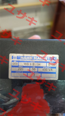 Nr.068  Type WSB/34 HAHN-MAGNET (Kendrion)