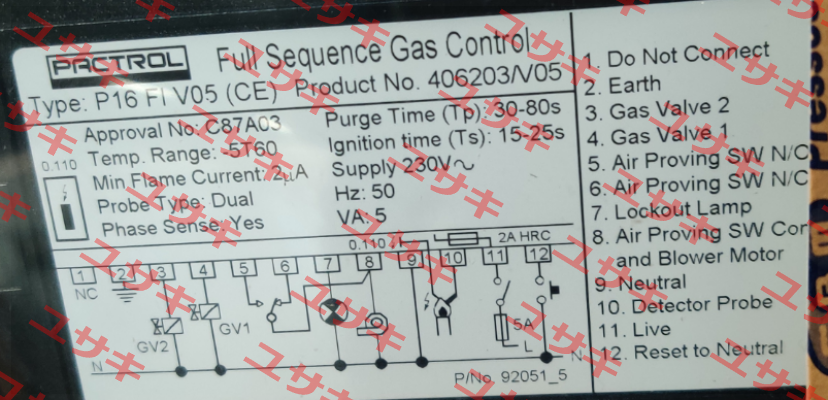 406203 V05 (CE) PAC40077 Pactrol