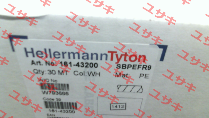 p/n: 161-43200; Type: SBPEFR9 Hellermann Tyton