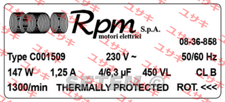 C001509 RPM - Motori elettrici