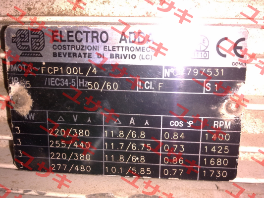 F CP100L/4 Electro Adda