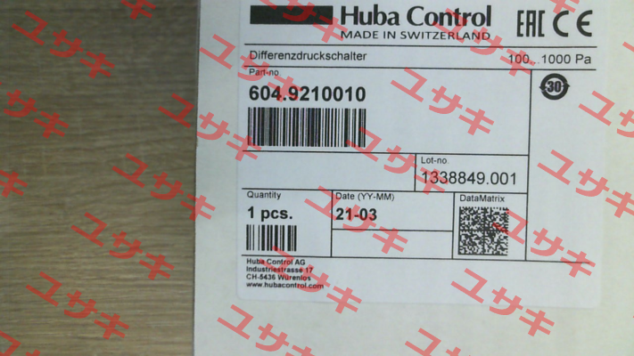 604.9210010 Huba Control