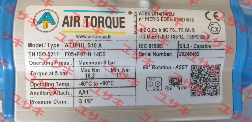 AT101U S10 A (F05+F07-N-14DS) Air Torque