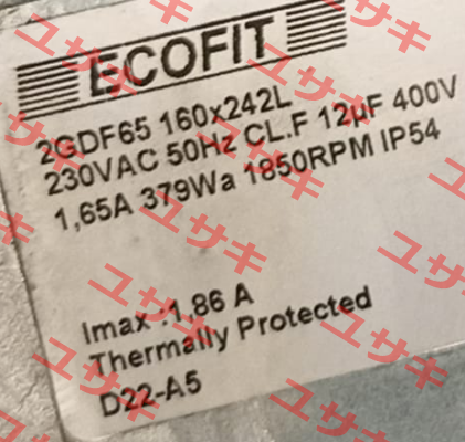 2GDF65 160x242L D22-A5 Ecofit