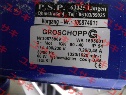 IGKU80-40/Z20  Groschopp