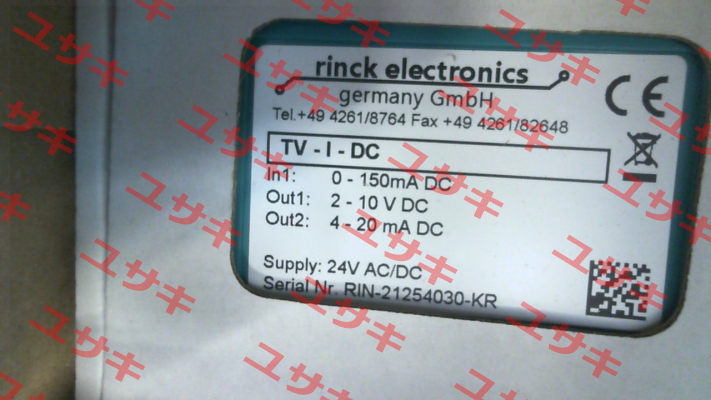 TV-I-DC 150Ma Rinck Electronic