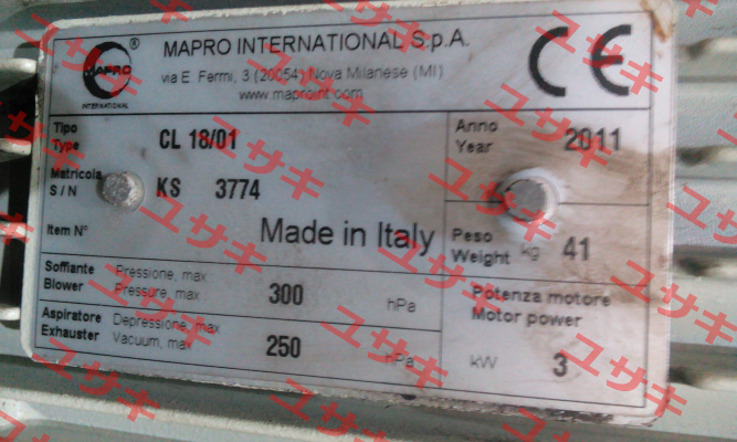 CL 18/01  MAPRO International