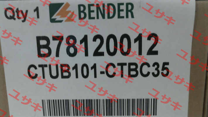 P/N: B78120012, Type: CTUB101-CTBC35 Bender