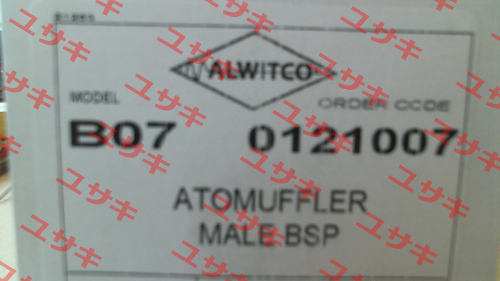 p/n: 080500010 Type. B07-0121007 Alwitco