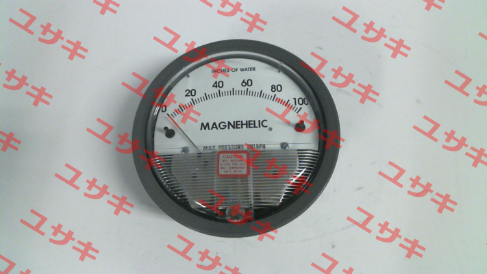 01-20.SKALA (0 ... 100 INCHES OF WATER) Magnehelic