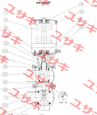 Pos. No. 213 For YPA 50 Divert  Bardiani Valvole