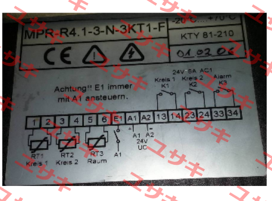 MPR-R4.1-3-N-3KT1-F  KTY81-210 (OEM)  Welba