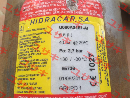 U060A04E1-AI Hidracar