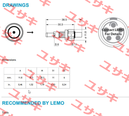 FVN.03.250.SLAC31 Lemo